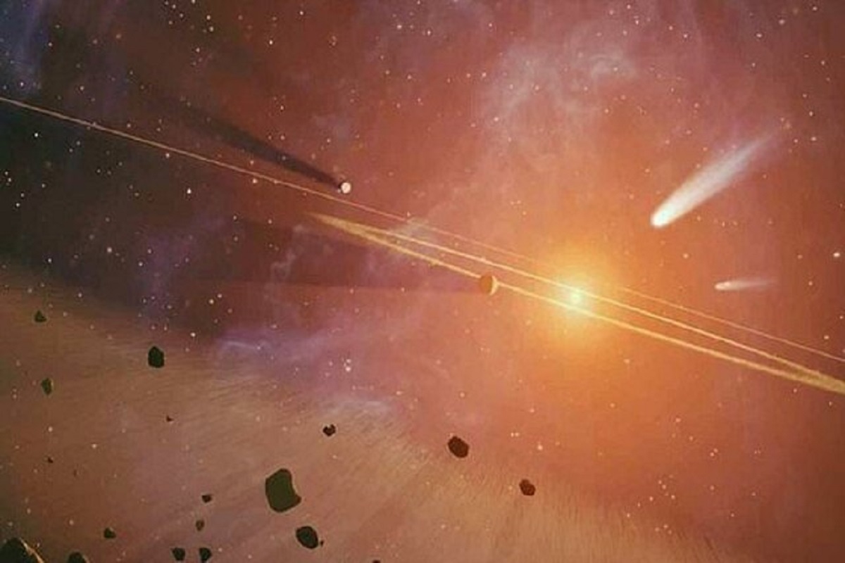 گوی‌های آتشین حیات را به زمین آورده‌اند