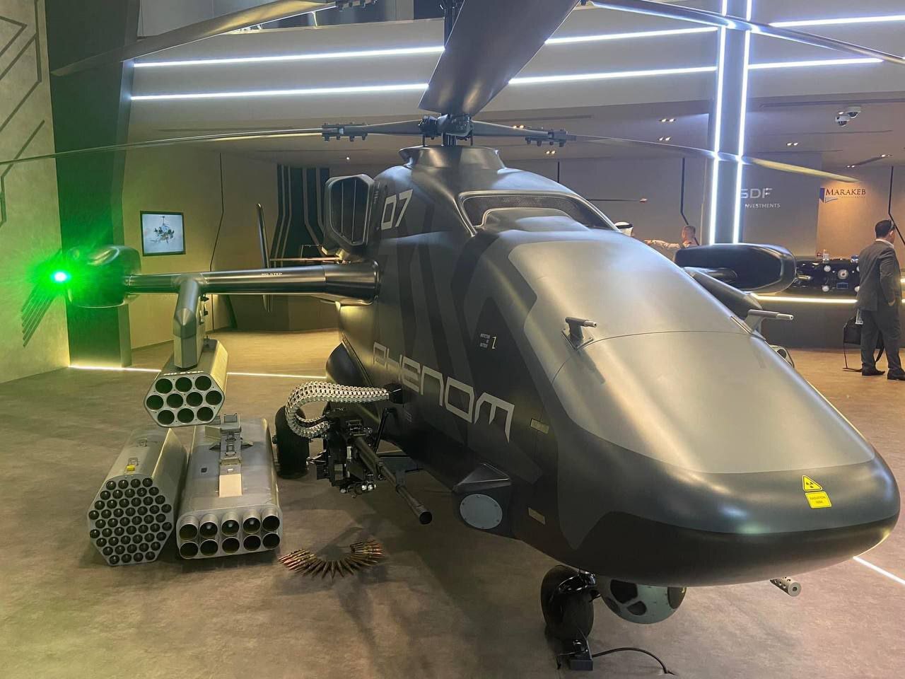 بالگرد بدون سرنشین اماراتی ها در نمایشگاه IDEX دبی (عکس)