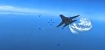 ببینید | اولین تصاویر از برخورد جنگنده روسی و پهپاد آمریکایی