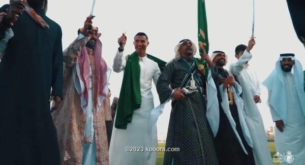 رونالدو در رقص شمشیر (+عکس) رونالدو در رقص شمشیر (+عکس)