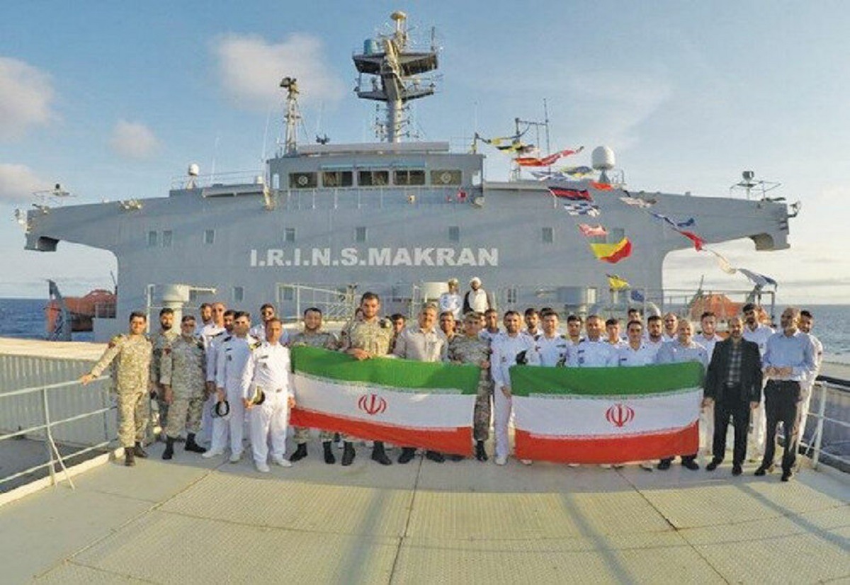 حضور ناو دنا و ناوبندر مکران ارتش ایران در حیاط خلوت آمریکا، برزیل (عکس)