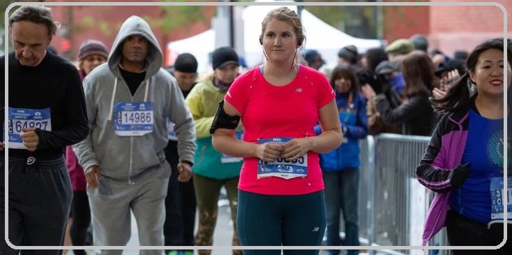 بریتنی در یک ماراتن می دود