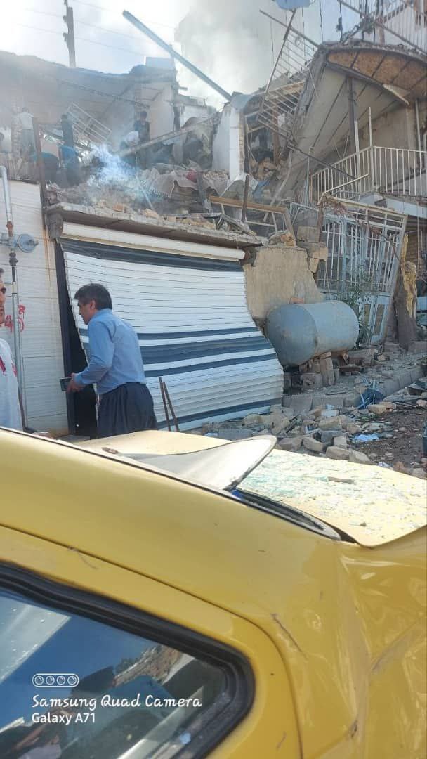 انفجار ساختمان مسکونی در شهر 