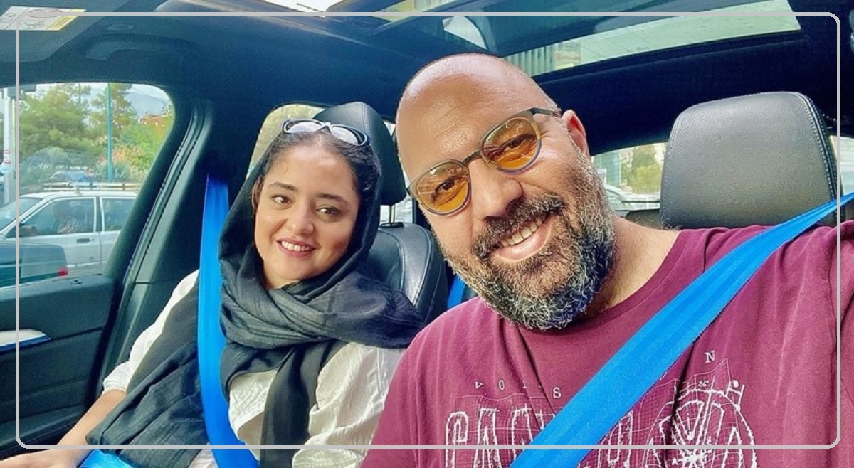 ببینید| پیام علی اوجی برای همسر بازیگرش وسط برنامه جوکر: دلم اینقد شده برات!