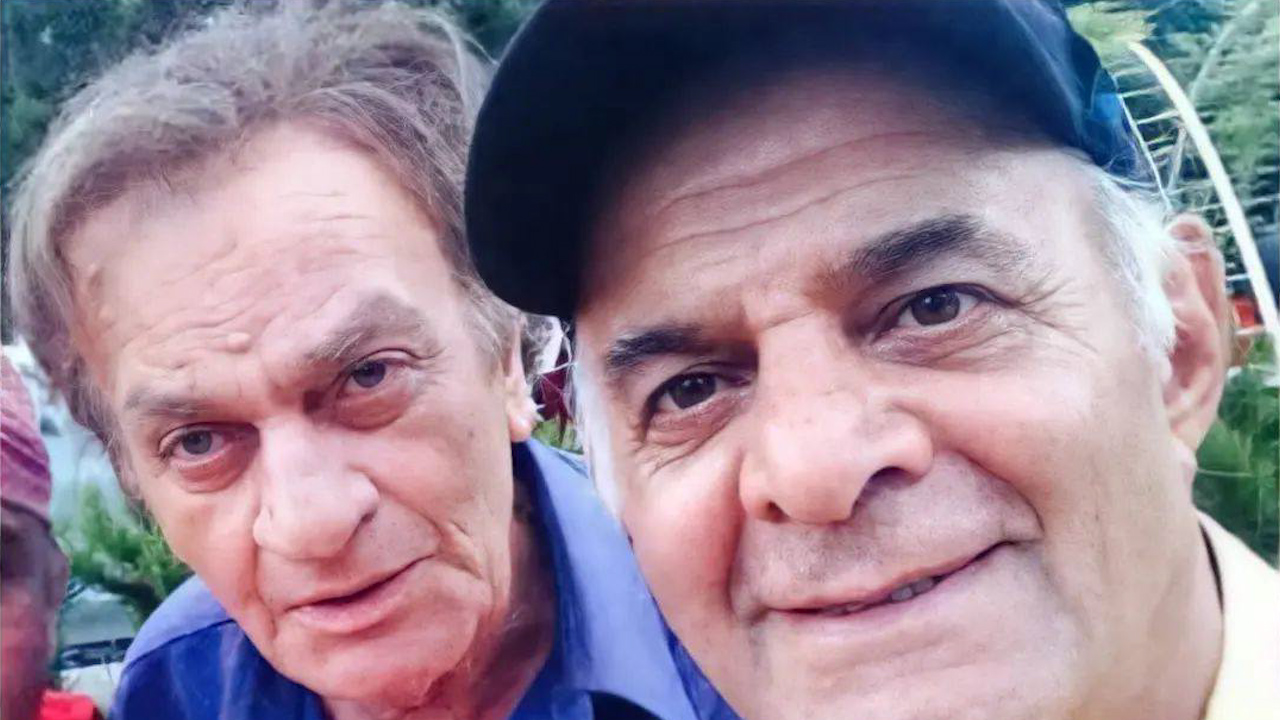 عکس یادگاری بازیگران ایرانی که هر دو فوت کردهاند (عکس) سیروس گرجستانی + فتحعلی اویسی