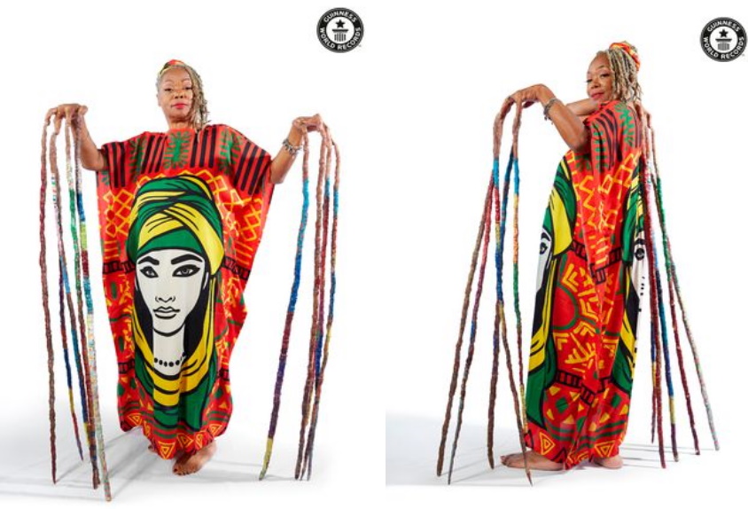 زنی با ناخن های ۱۳ متری که رکورد گینس در زمینه بلندترین ناخن ها را شکست (+عکس)