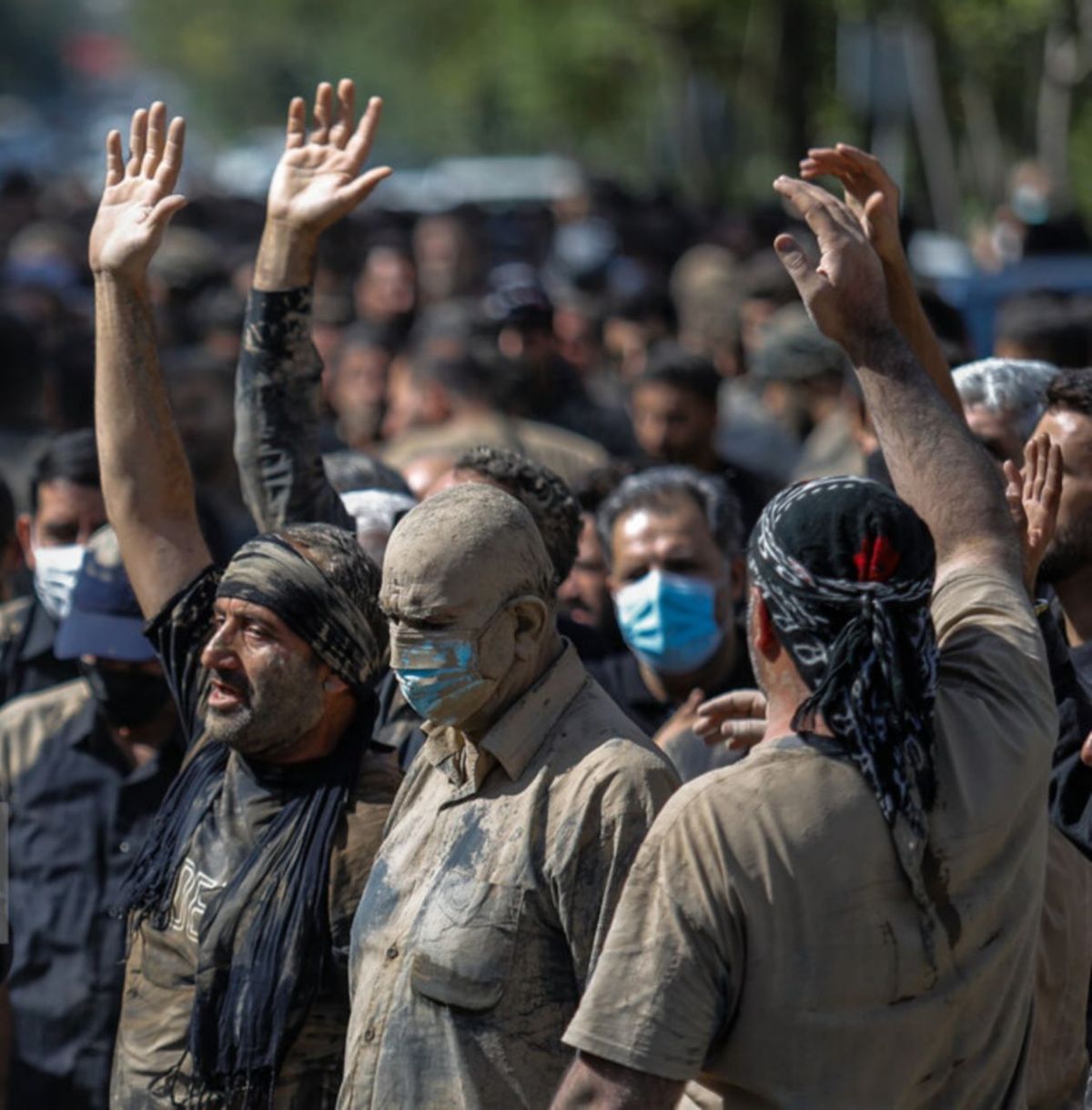 عاشورای حسینی/ عزاداری لرستانی های مقیم پایتخت (عکس)