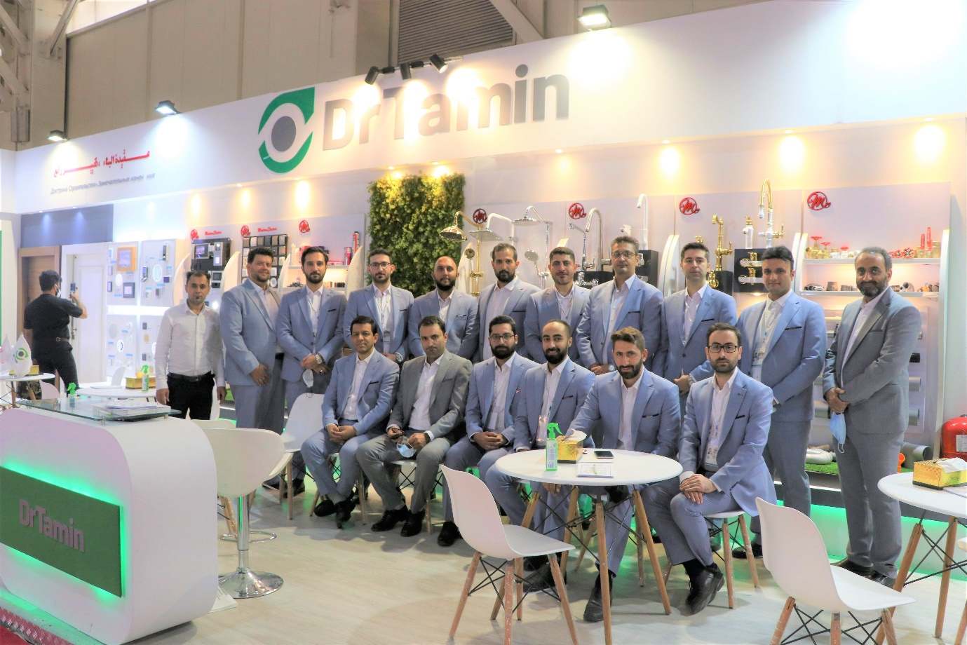 حضور دکتر تامین در بیست و دومین نمایشگاه بین‌المللی صنعت ساختمان