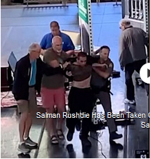 سلمان رشدی همچنان در بیمارستان/ دادگاه مهاجم برگزار شد (+عکس)