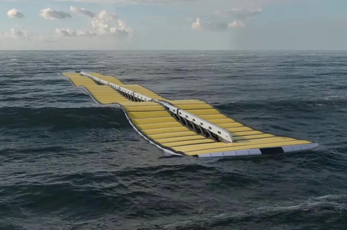 بریتانیا: پلتفرم شناور که قدرت امواج آب را به برق تبدیل می کند(+فیلم و عکس)