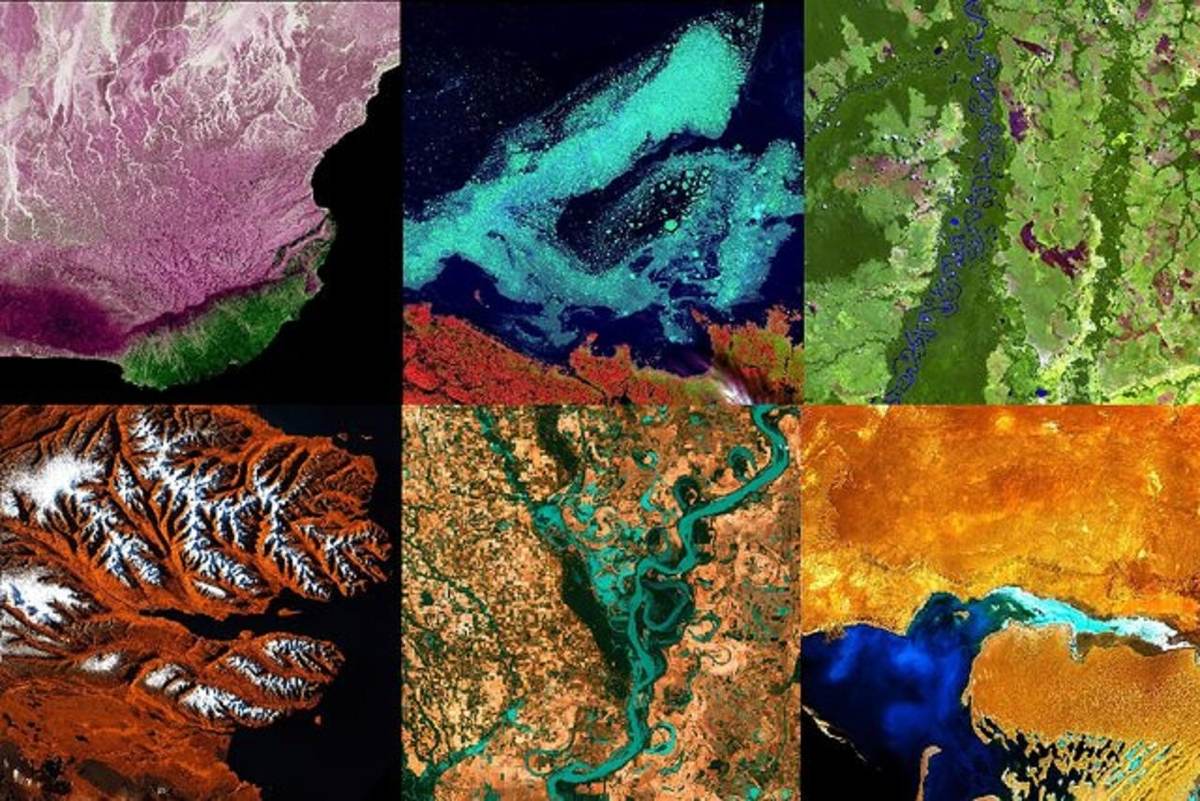 تصاویر ماهواره‌ای ناسا که به آثار هنری شباهت دارند (+عکس)