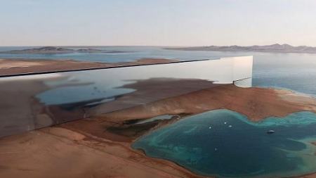 آسمان‌خراش ۱۲۰ کیلومتری بن سلمان (+عکس)