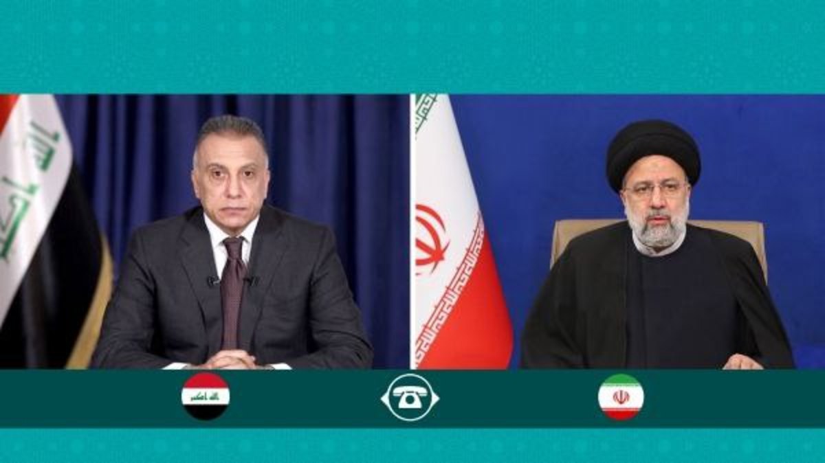 مکالمه تلفنی رئیسی و نخست وزیر عراق