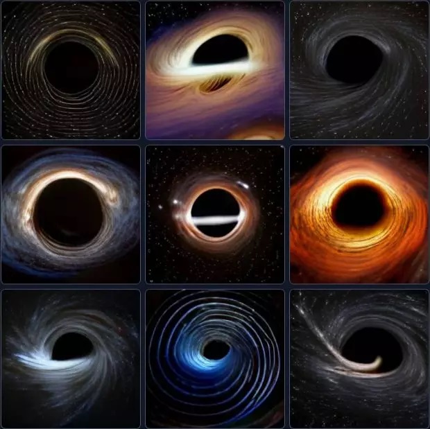 تصویر داخل سیاه چاله ها برای اولین بار توسط هوش مصنوعی به نمایش گذاشته شد