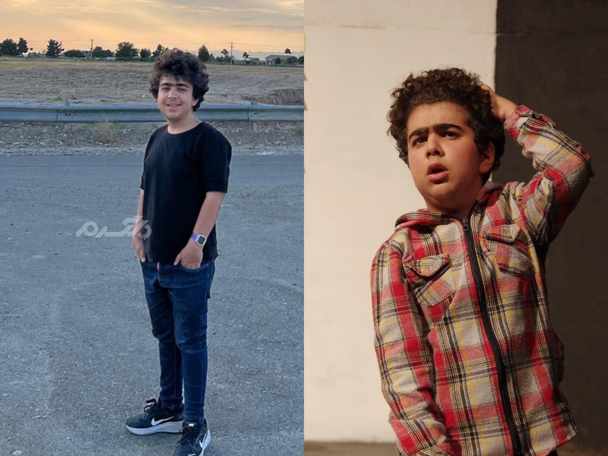 تغییر چهره بازیگر خردسال نوروز رنگی با سبیل و موهای بلند (عکس) حمیدرضا حافظ شجری