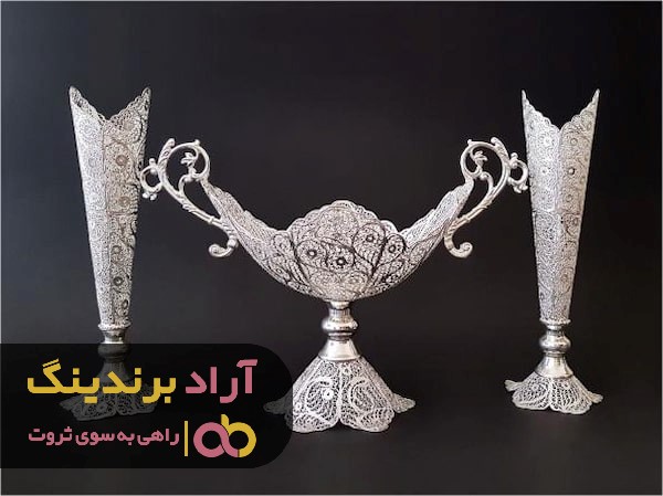 مقایسه قیمت ظروف نقره قدیمی گاندی با نمونه های جدید مقایسه قیمت ظروف نقره قدیمی گاندی با نمونه های جدید