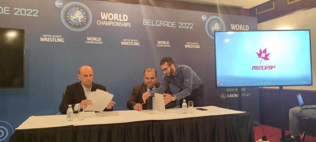 نوین چرم اسپانسر اصلی مسابقات کشتی قهرمانی جهان شد