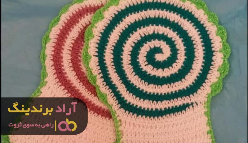 لیف بافتنی عروسکی با زیباترین طرحهای فانتزی