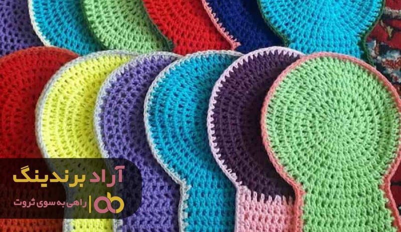 لیف بافتنی عروسکی با زیباترین طرحهای فانتزی