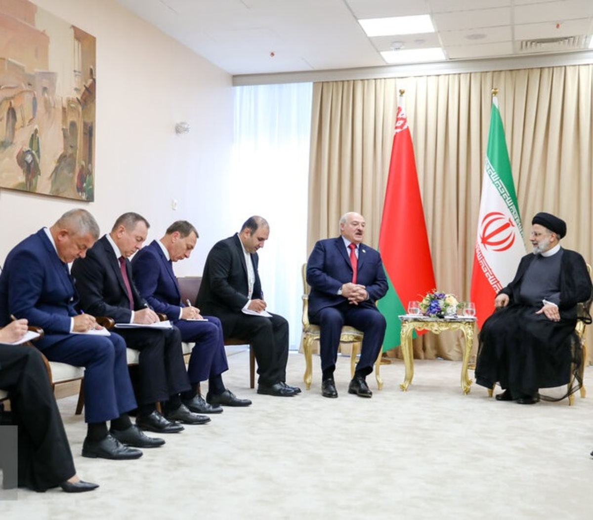 دیدار رییس جمهور بلاروس با ابراهیم رییسی + عکس