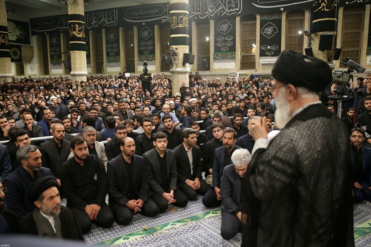 مراسم عزاداری اربعین حسینی در محضر مقام معظم رهبری