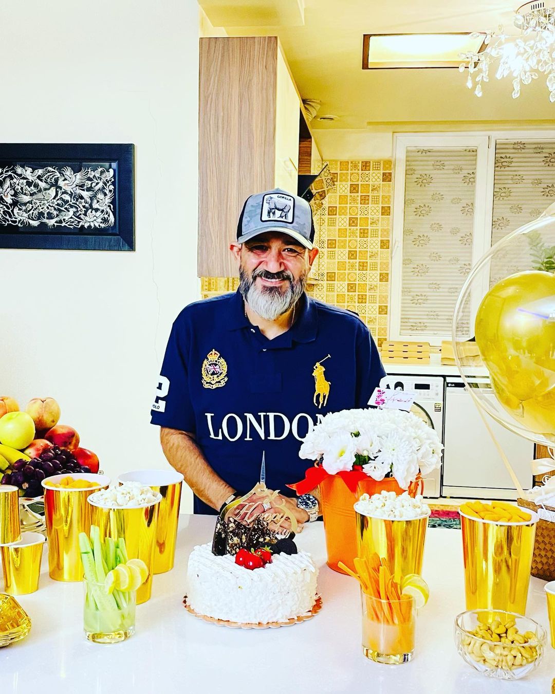 سورپرایز تولد مهران غفوریان توسط همسرش