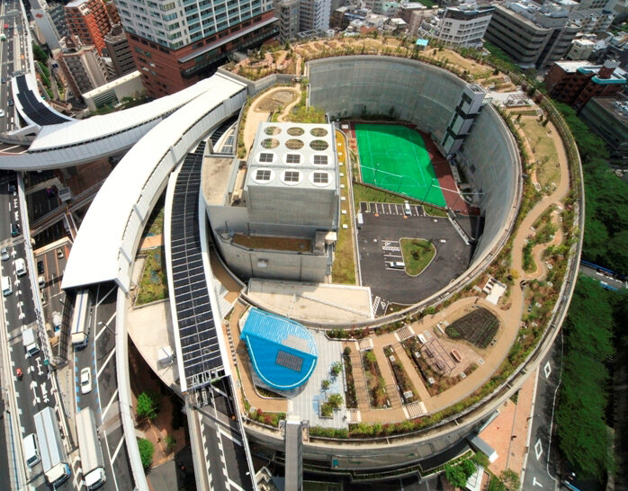 تصاویر خیره کننده از زیبایی تقاطع‌های غیر همسطح در ژاپن