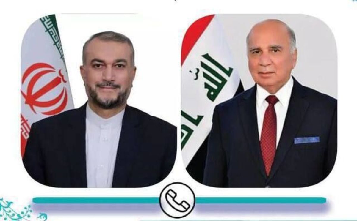 امیرعبداللهیان به وزیر خارجه عراق: اقدامات تروریستی گروهک‌های پناه گرفته در اقلیم را تحمل نمی‌کنیم
