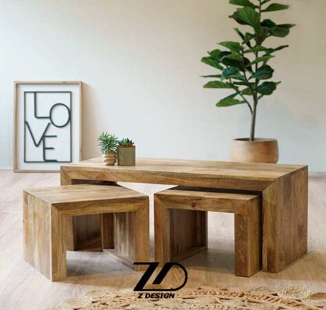 چه مواردی را برای خرید میز جلو مبلی چوبی باید رعایت کنیم (+تصاویر)