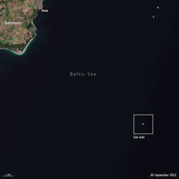 تصویر نشت خطوط لوله گاز نورد استریم از فضا ! (+عکس) تصویر نشت خطوط لوله گاز نورد استریم از فضا ! (+عکس)