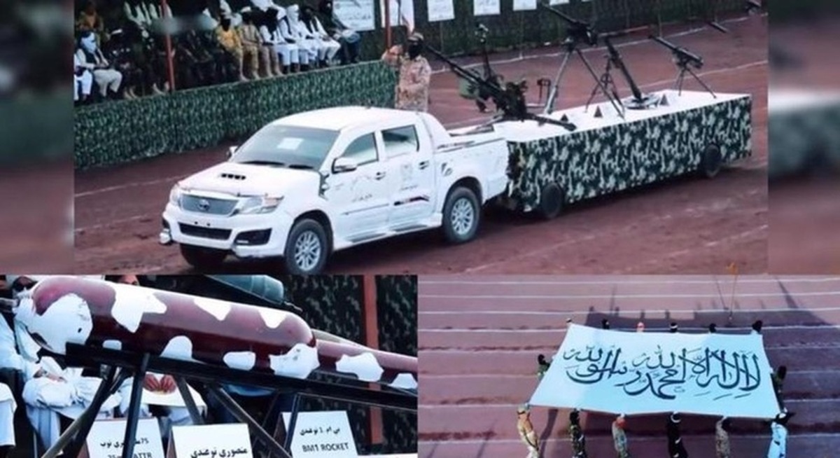 ببینید | رژه یگان های انتحاری طالبان