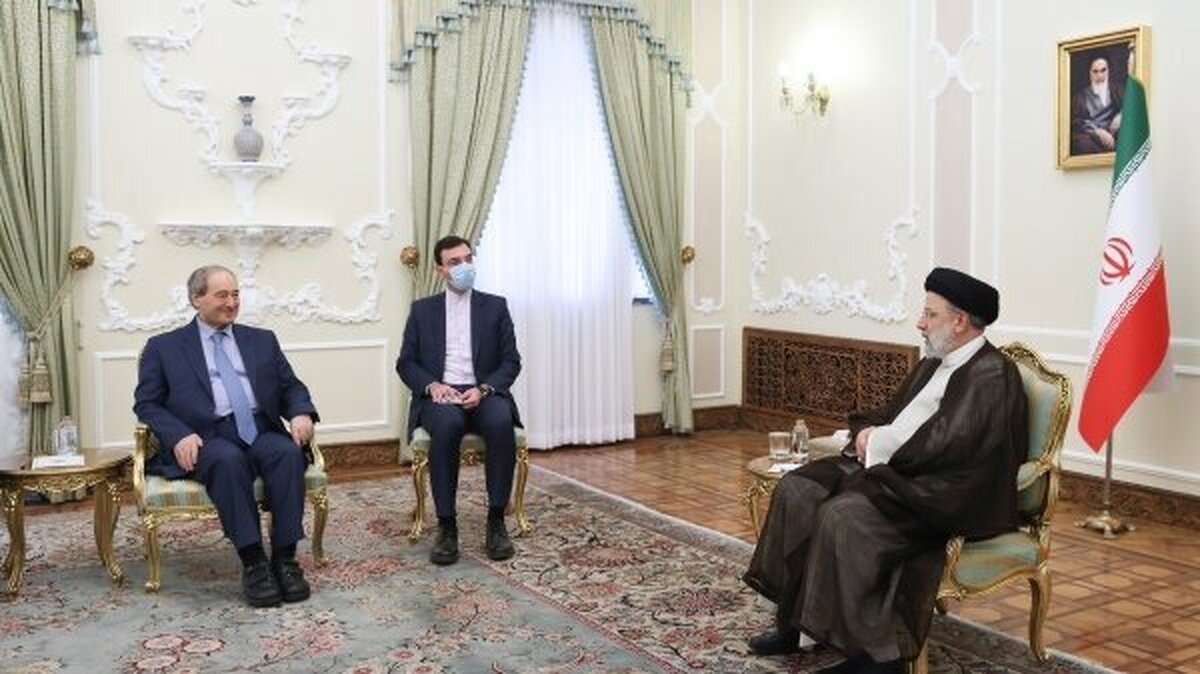 دیدار وزیر خارجه سوریه با رئیسی در تهران