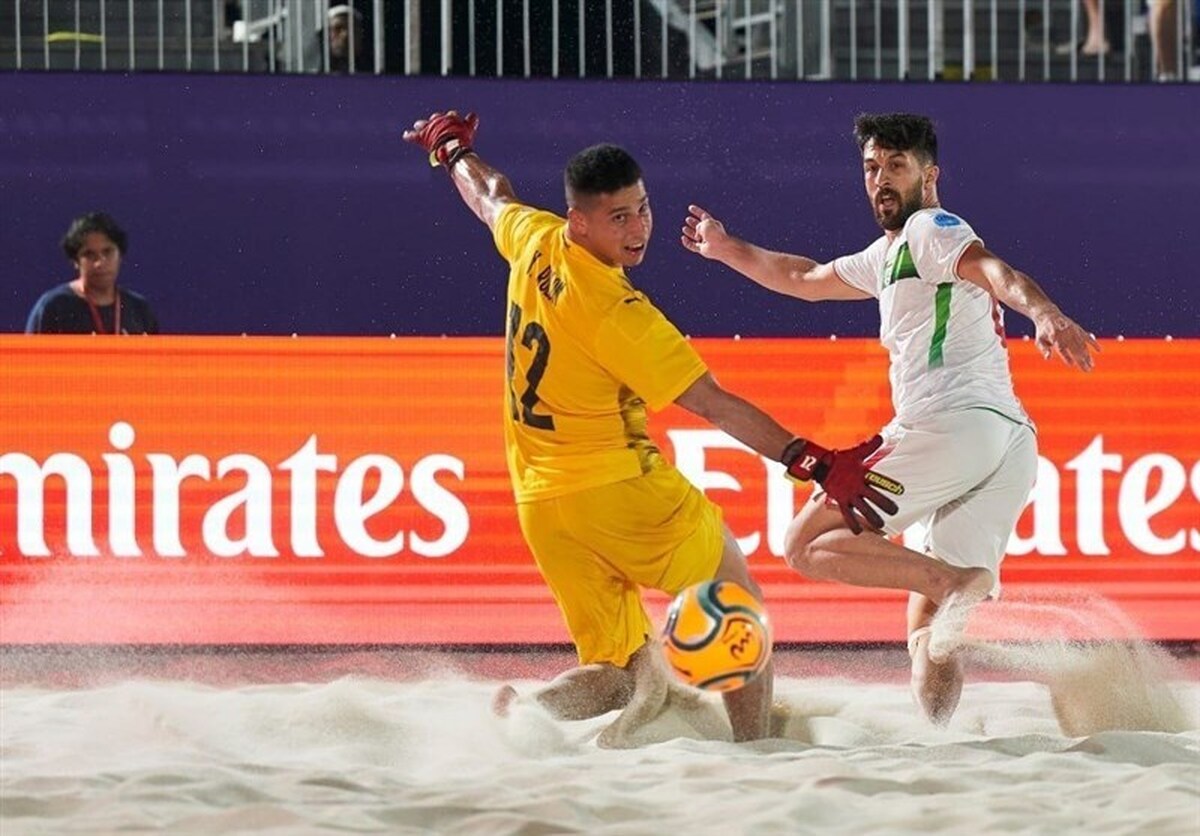 فوتبال ساحلی/ پیروزی ایران مقابل آمریکا