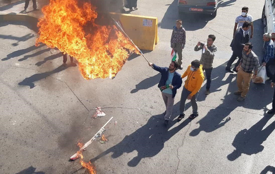 بازتاب راهپیمایی 13 آبان در رسانه‌های غربی