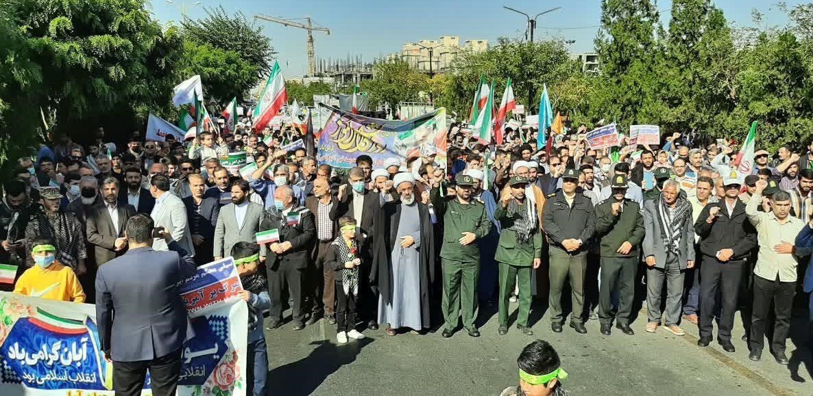 بازتاب راهپیمایی 13 آبان در رسانه‌های غربی