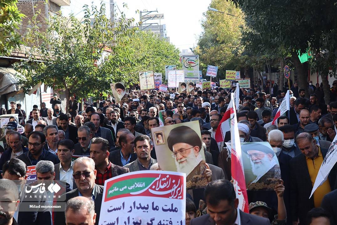 بازتاب راهپیمایی 13 آبان در رسانه‌های غربی