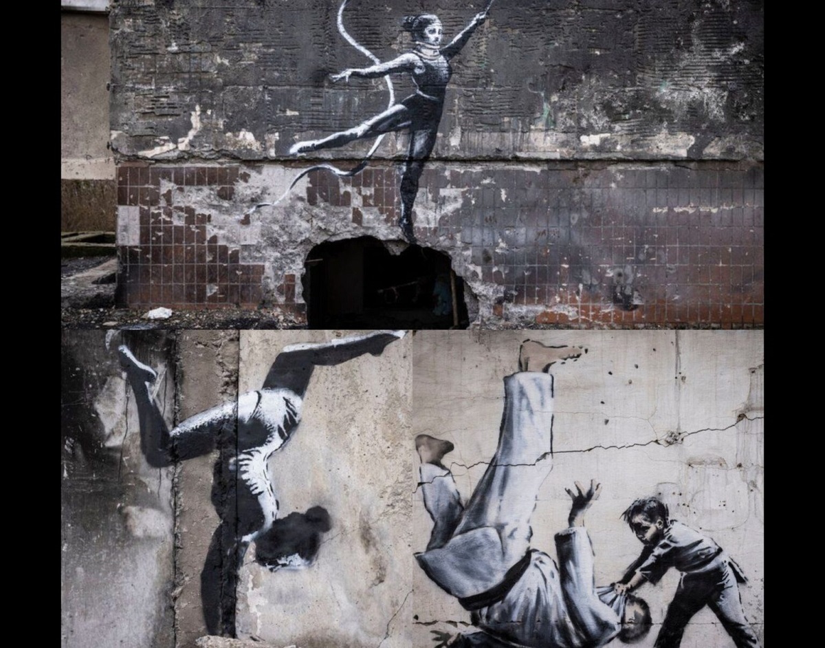 رونمایی از 3 نقاشی‌ دیواری جدید «بنکسی» افسانه‌ای در اوکراین (+عکس)