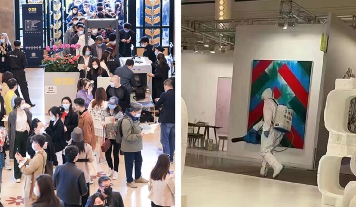 تعطیل کردن نمایشگاه هنر شانگهای به دلیل یک مورد کرونا