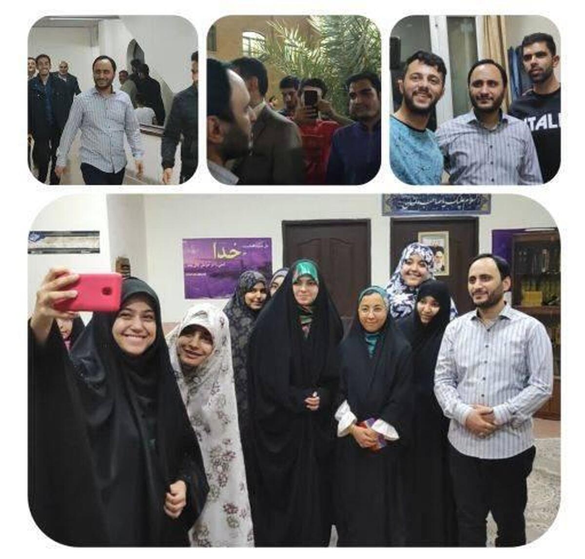 حضور سرزده سخنگوی دولت در خوابگاه های دانشجویی دانشگاه قم (عکس)