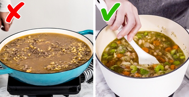 ۱۰ اشتباه رایج در آشپزی که ماهرترین آشپزها هم مرتکب میشوند ۱۰ اشتباه رایج در آشپزی که ماهرترین آشپزها هم مرتکب میشوند