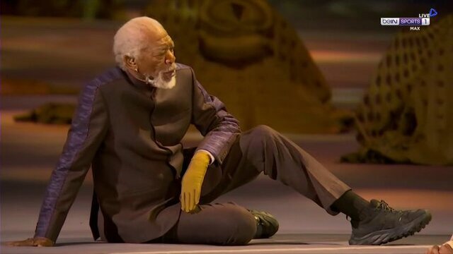 حضور غافلگیر کننده هنرپیشه هالیوودی در مراسم افتتاحیه جام جهانی قطر