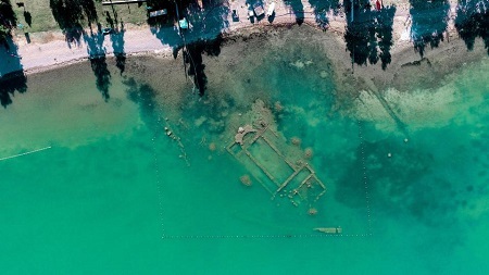 کشف کلیسای باستانی بیزانس در زیر دریاچه ترکیه