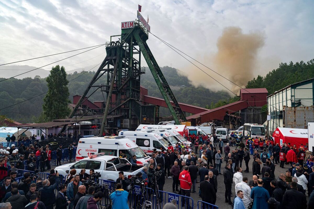 ترکیه/ بازداشت ۲۵ نفر در ارتباط با انفجار معدن