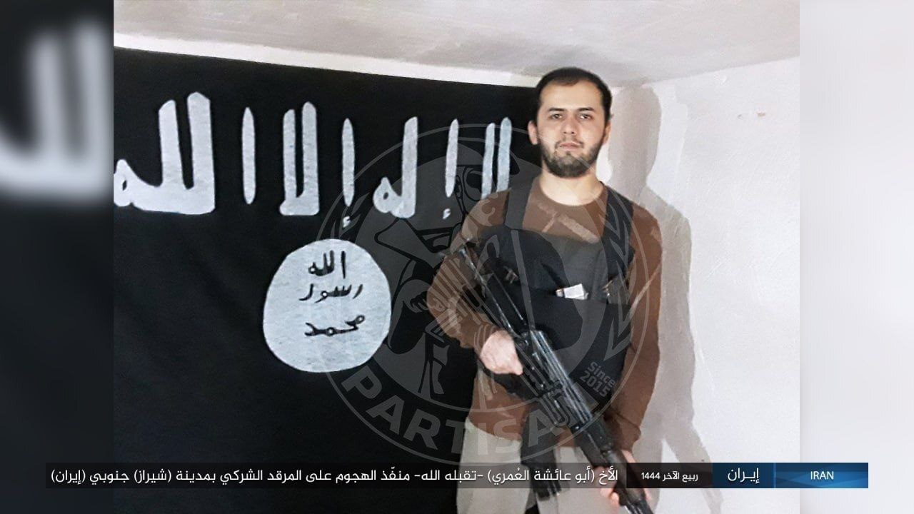انتشار نام و عکس عامل حمله تروریستی شاهچراغ از سوی داعش (عکس)