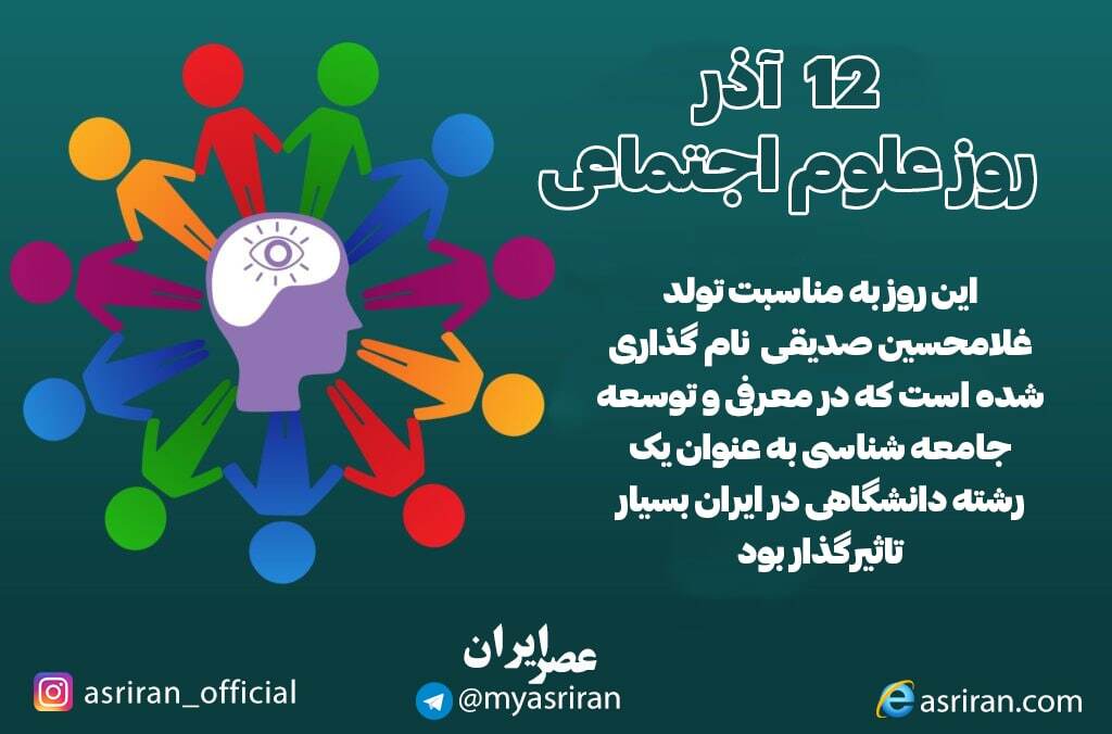 12 آذر روز علوم اجتماعی (اینفوگرافیک)