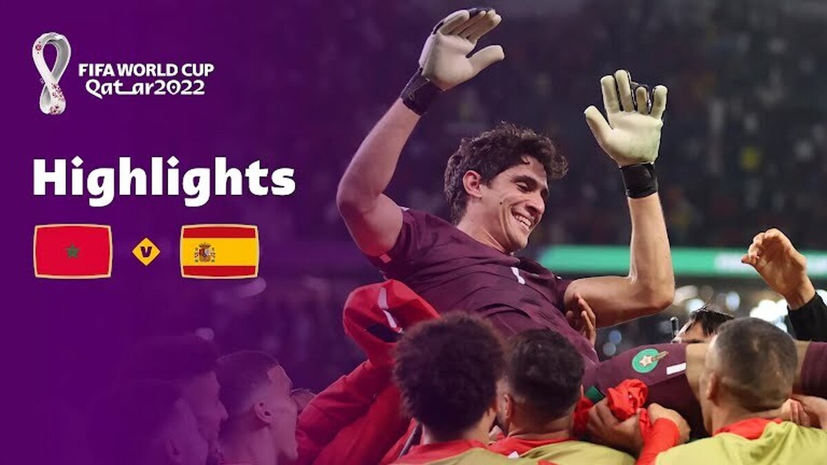 ببینید | خلاصه بازی مراکش ۳ - ۰ اسپانیا / رویای برباد رفته ماتادورها