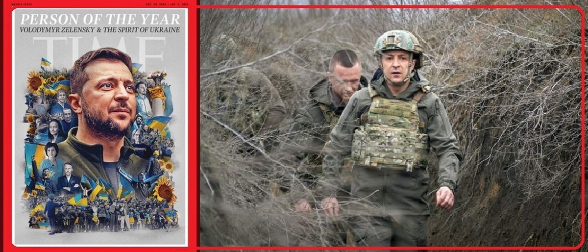 «زلنسکی» و «روح اوکراین» 2 شخصیت سال مجله تایم شدند