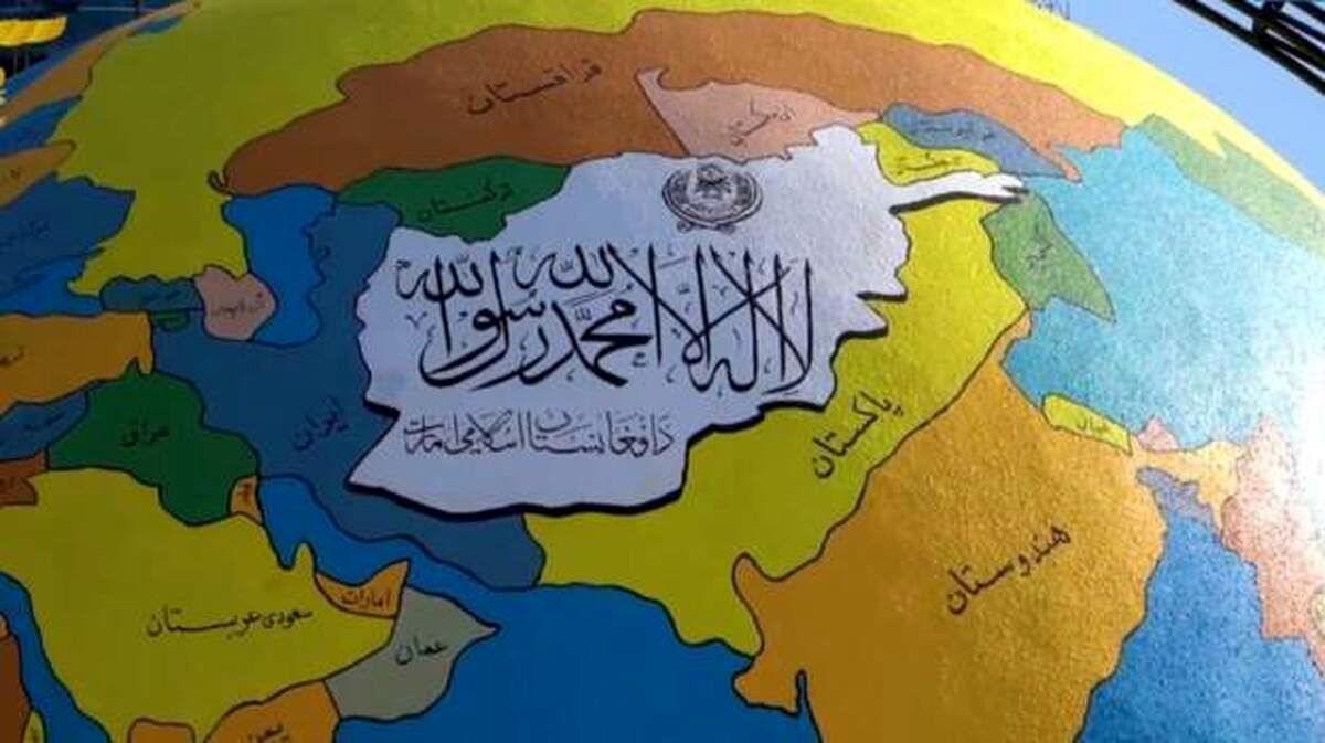 رونمایی از کره زمین طالبان: بخش هایی از ایران را ضمیمه افغانستان کردند و قسمتی از ترکمنستان را هم به ما دادند!