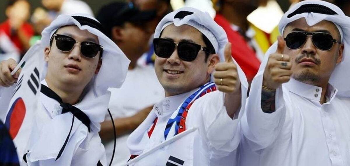 ببینید| جام جهانی 2022؛ محبوبیت لباس‌های عربی میان گردشگران فوتبالی