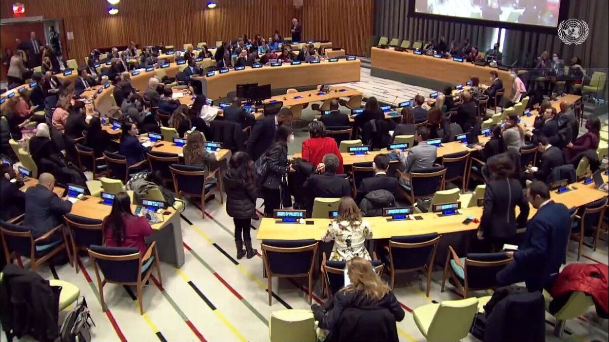 جلسه سازمان ملل درمورد موضوع اخراج ایران از کمیسیون مقام زن